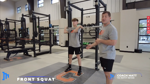 front squats for strength and conditioning